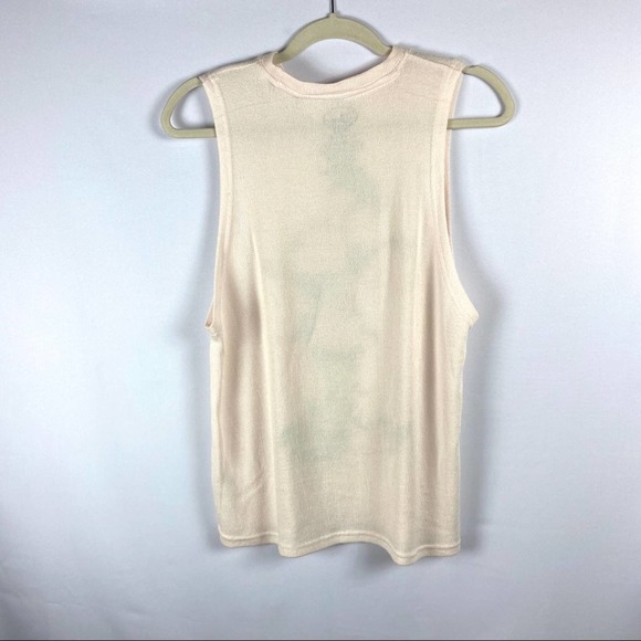 Light pink Mickey floral tank - Picture 2 of 5